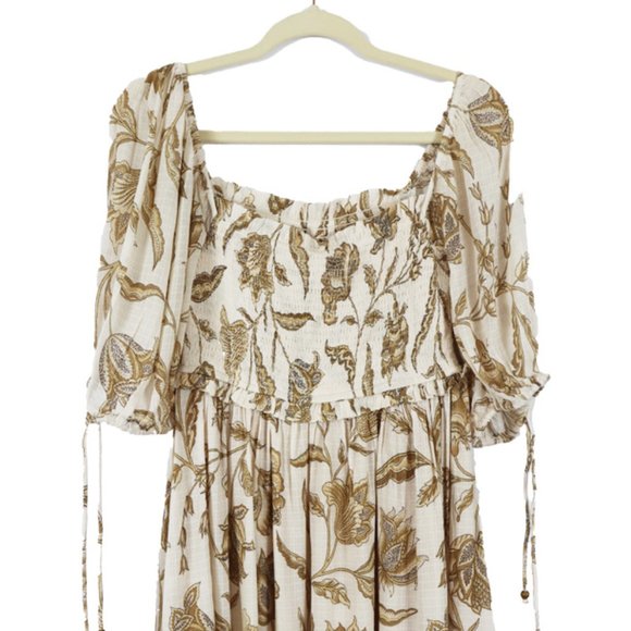 Tigerlily - Amyris Liza shirred floral-print gauze minidress - Picture 1 of 5